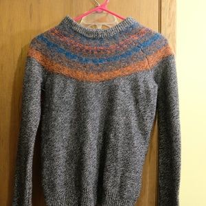 Madewell fair isle sweater XS wool